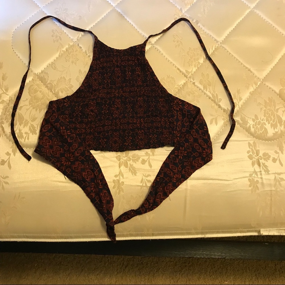 Backless Crop top